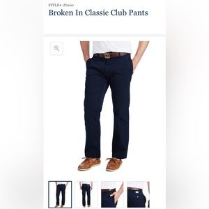NWT Men’s Vineyard Vines Broken In Classic Club Pants
